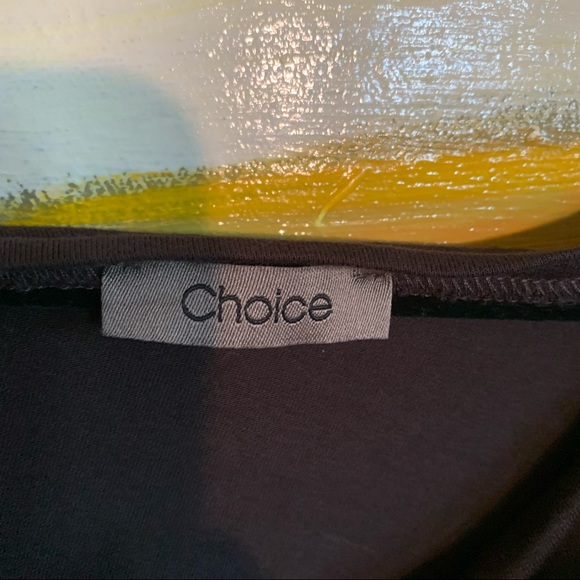 COPY - Asymmetrical espresso brown dress. - Picture 4 of 7